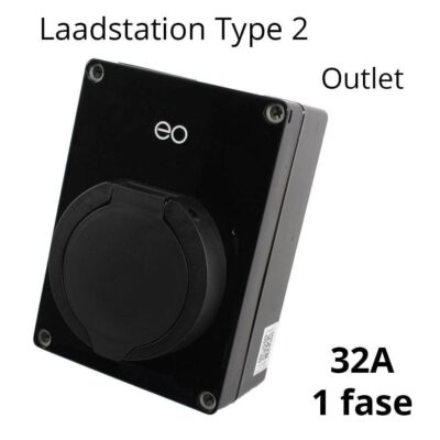Mini Pro 2 Laadstation type 2 Outlet 32A Zwart