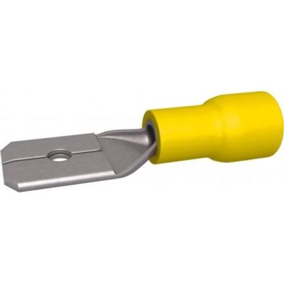 Kabelschoen/ Vlaksteker Mannelijk Geel 4-6mm2 - 6,3 x 0,8 mm