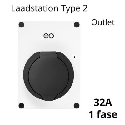 Mini Pro Laadstation type 2 Outlet 32A Wit