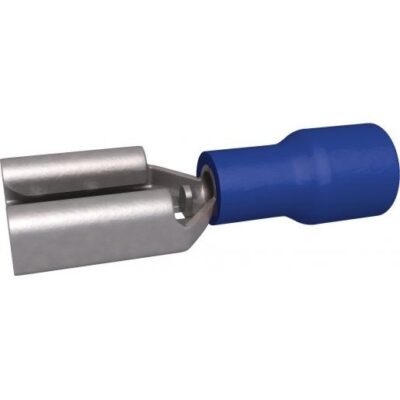 Kabelschoen/ Vlaksteker Vrouwelijk Blauw 1,5-2,5mm2 - 6,3 x 0,8 mm