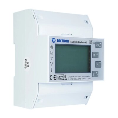 kWh meter SDM630-Modbus V2 100A 3-fase afname/ teruglevering