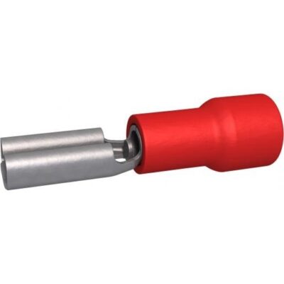 Kabelschoen/ Vlaksteker Vrouwelijk Rood 0,5-1,5mm2 - 2,8 x 0,8 mm