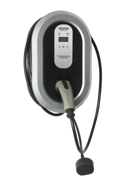 EV Home Box Plus type 2, 3 fase 16A, rechte laadkabel + KWh meter