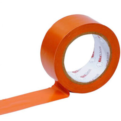 Zelfklevende brede tape 75mm x 33m PVC Oranje