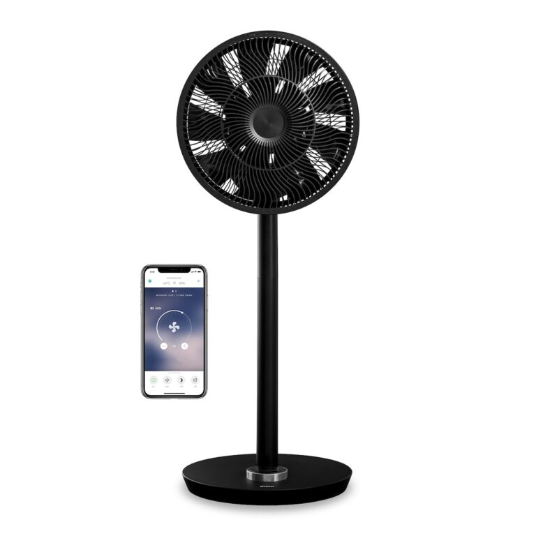 Duux DXCF12 Whisper Flex Smart Fan with Battery Pack Statiefventilator Zwart