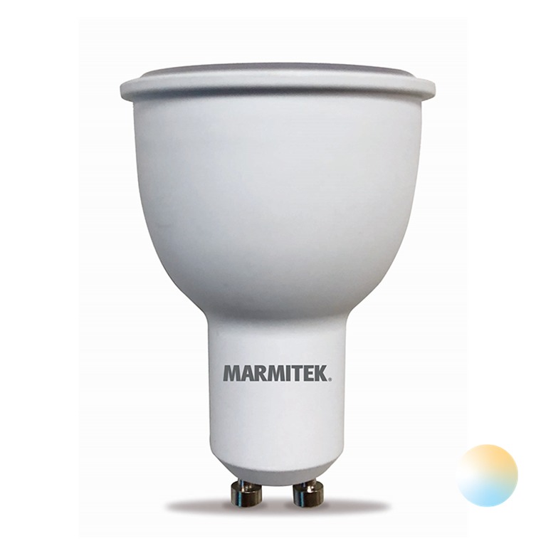 Marmitek GLOW XSE – Smart Wi-Fi LED bulb – GU10 | 380 lumen | 4.5 W = 35 W Smartverlichting Wit