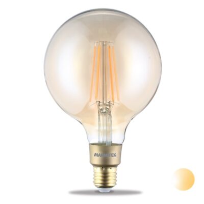 Marmitek GLOW XXLI - Smart Wi-Fi LED filament bulb XXL - E27 | 650 lumen | 6 W = 40 W Smartverlichting Transparant