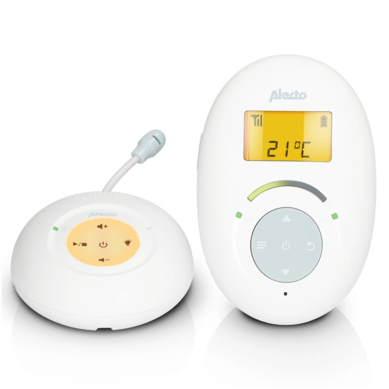 Alecto DBX120 FULL ECO DECT BABYFOON MET DISPLAY Babyfoon Wit