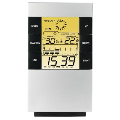 Hama LCD- thermo-/hygrometer TH-200 Weerstation Zilver