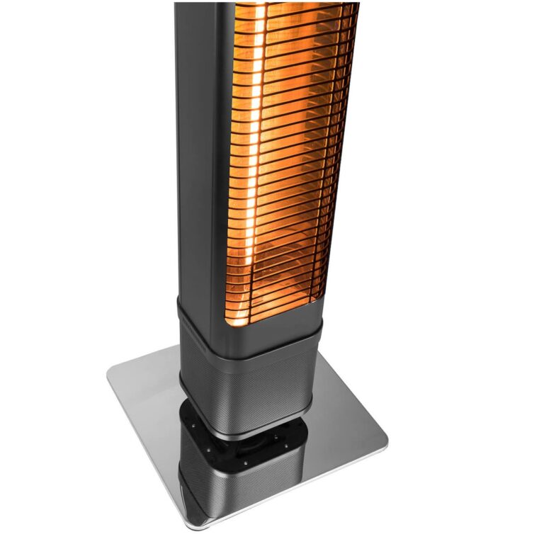 Eurom Heat and Beat Tower Terrasverwarmer Zwart