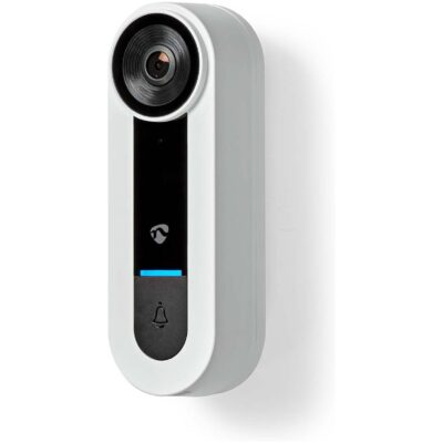 Nedis SmartLife Videodeurbel | Wi-Fi | Netvoeding | 1536x1536 | Cloud Opslag (optioneel) / microSD (niet i Slimme deurbel Wit