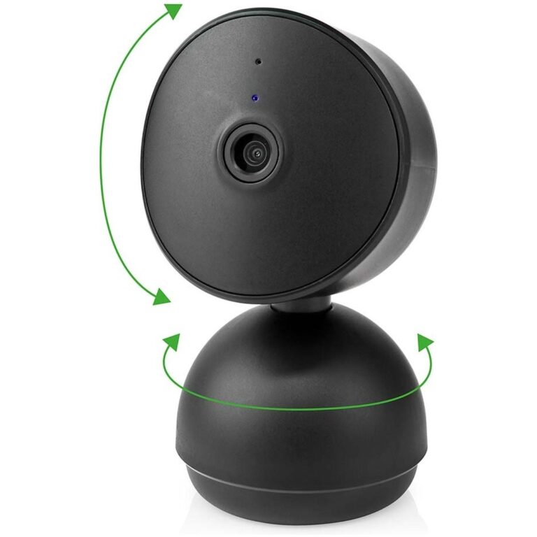 Nedis SmartLife Camera voor Binnen | Wi-Fi | Full HD 1080p | Kiep en kantel | Cloud Opslag (optioneel) / m IP-camera Zwart