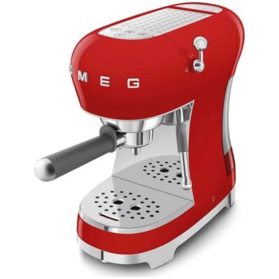 Smeg ECF02RDEU Espresso apparaat Rood