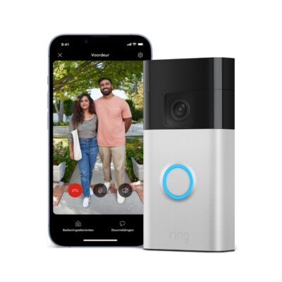 Ring Battery Video Doorbell Slimme deurbel Wit