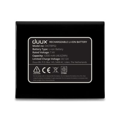 Duux DXCFBP02 Battery Pack for Whisper Flex - 6300mAh Klimaat accessoire Zwart