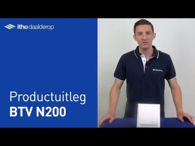 Itho Daalderop BTV N211T Badkamerventilator Met Timer Zilver