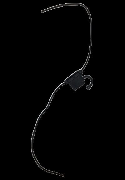 Zekeringhouder Normoto 1.5mm2 zwart met beschermkapje