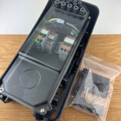 Behuizing voor Backplate van Elvi met vaste laadkabel Zwart