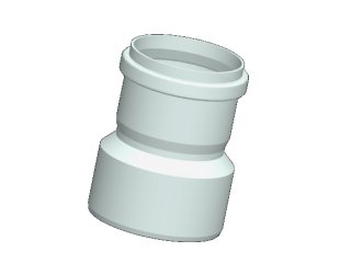 Ubbink Verloop - SpieØ80/mof Ø80 - Pptl