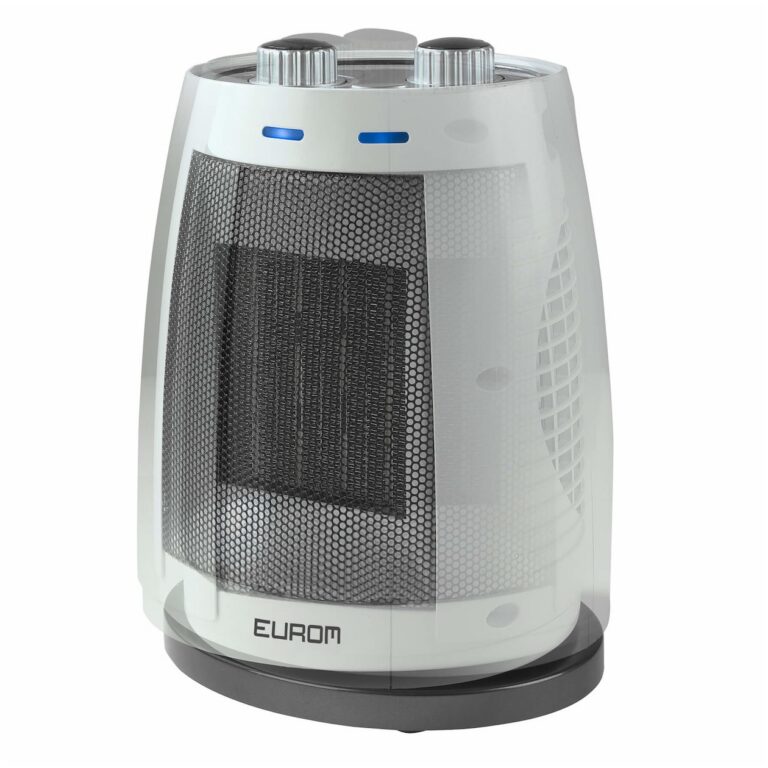 Eurom Safe-t-heater 1500 Heater Keramische kachel Zwart