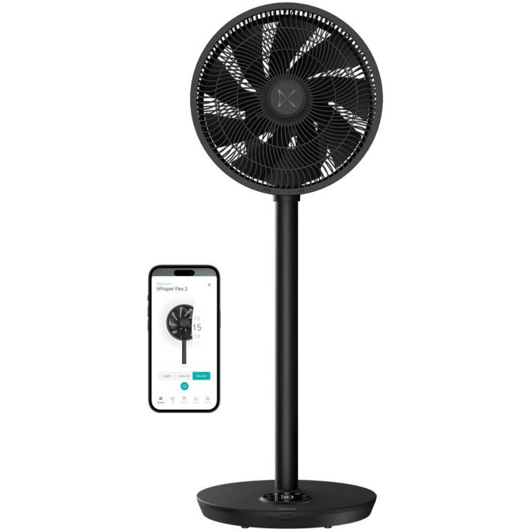 Duux Whisper Flex 2 Smart Statiefventilator Zwart