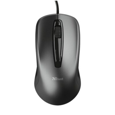 Trust Carve Bekabelde optische muis Muis Zwart