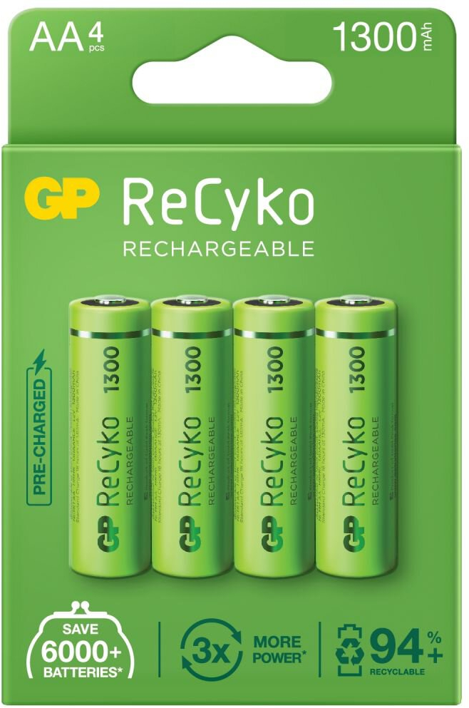 gp-recyko-aa-1300mah-4x gp-recyko-aa-1300mah-4x