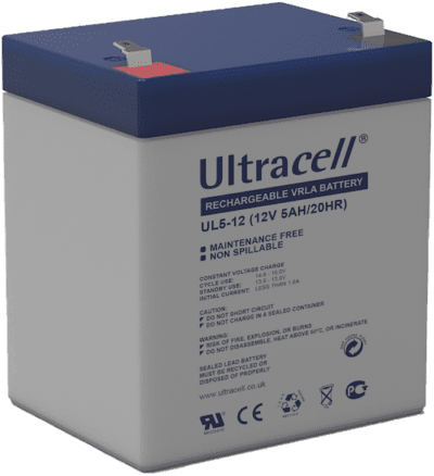 Ultracell loodaccu 12v 5Ah