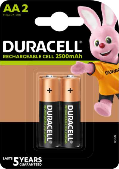 Duracell AA 2500mAh Stay Charged 2x