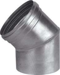 Burgerhout Alu-fix Segmentbocht 110 45°